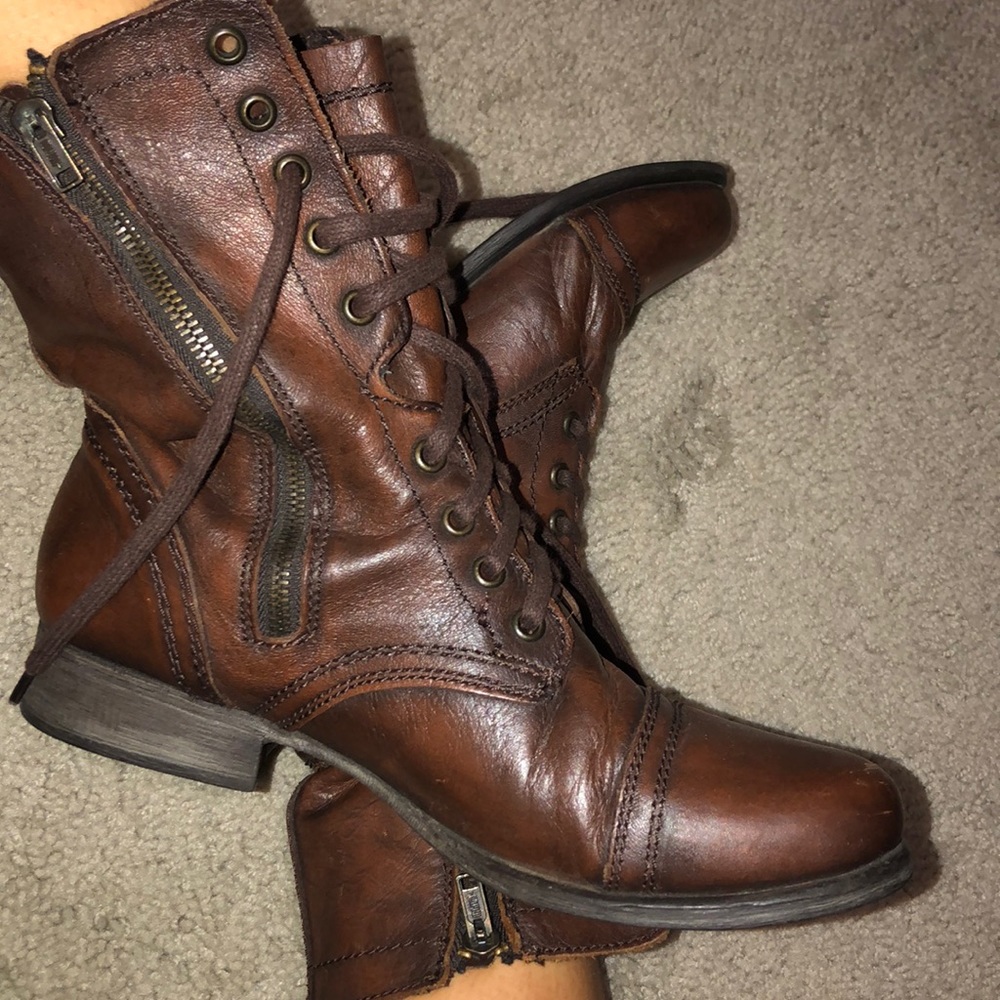 Steve Madden “military” style boots